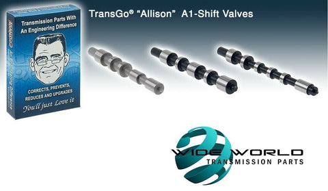 TransGo A1-Shift Valves, for 5 & 6 Speed Allison 1000-2400 Series (2001-10)