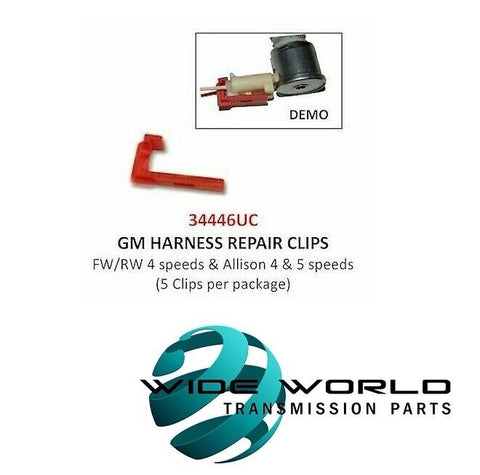 GM Transmission, Fitzall Harness Repair Clips (Set of 5)