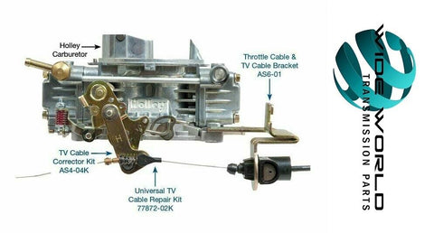 Throttle Cable & TV Cable Bracket, for 200, 200-4R, 200C, 4L60, AOD, Sonnax