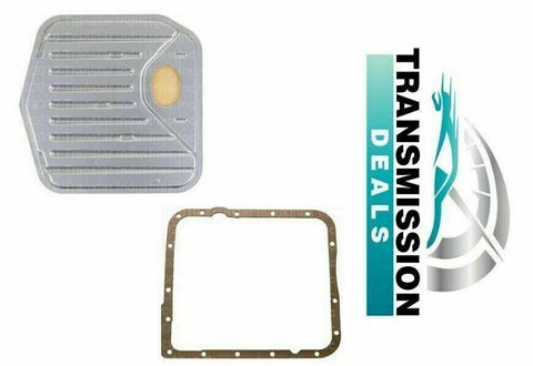 GM 700R4 700-R4 4L60 Automatic Transmission Filter Kit w/ Fiber Pan Gasket 82-93