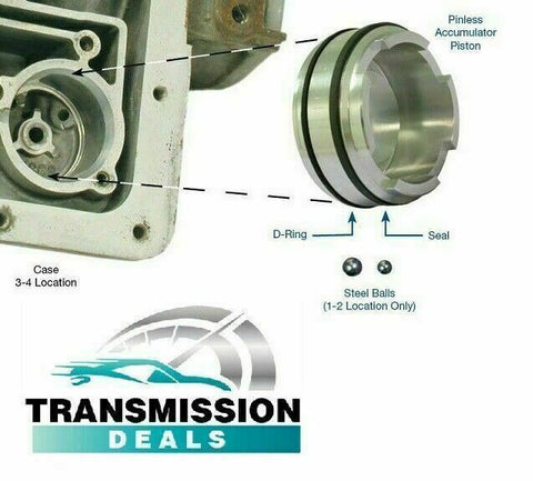 Sonnax 77998-03K Transmission Kit, 1-2 or 3-4 Accumulator Piston (.310" Pin