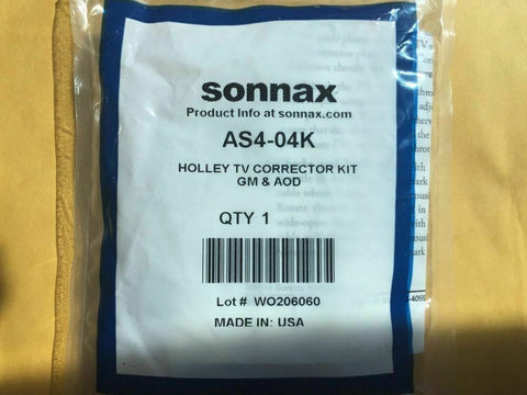 ,TH200C 2004R 4L60 AOD TV Cable Corrector Kit Holley Carburetors Sonnax AS4-04K