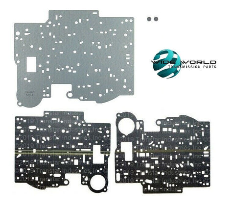 TH700 700R4 4L60 Valve Body Separator Plate TRANSGO & Gasket Set GM (1987-93)