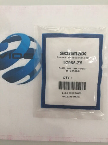 Shim Kit, A604 Transfer Shaft (.005") (10 Per Kit) (Sonnax)